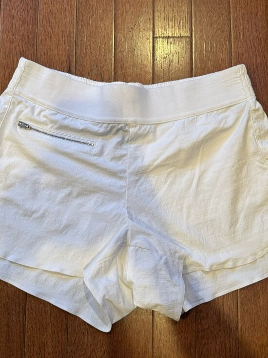 Pants - White Athletic Shorts